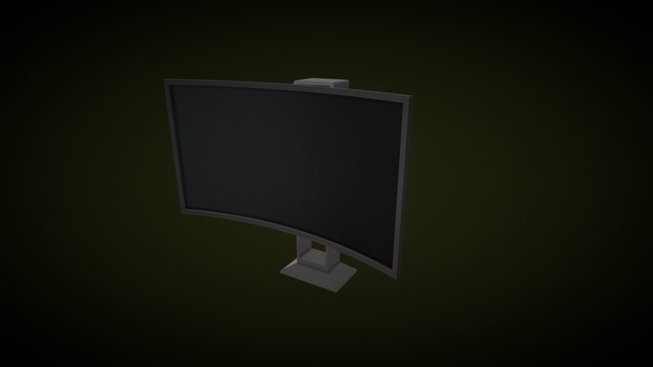 Gaming Monitor 3D Model