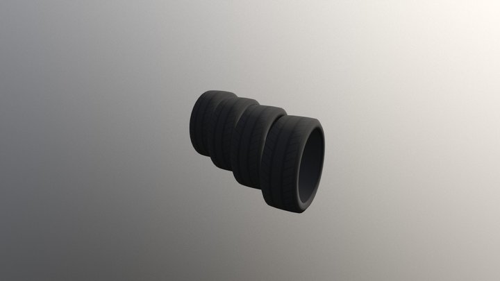 Facebook 3D - Tire Deal v 8c.c4d 3D Model