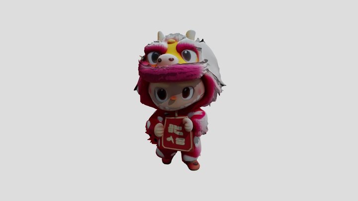Labubu CNY 3D Model