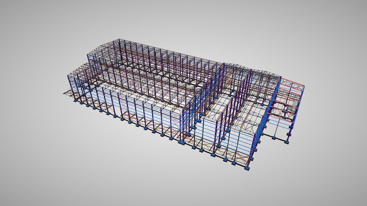 Steel Factory 3D Model