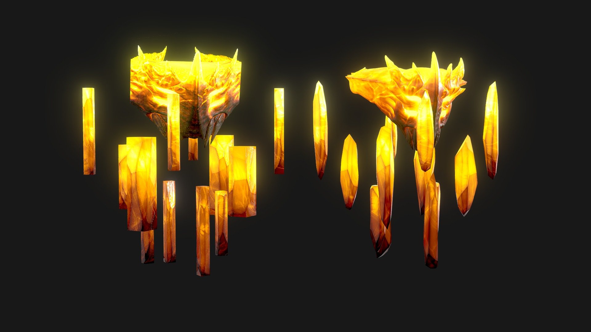 Minecraft Blaze Rigged | 3D model