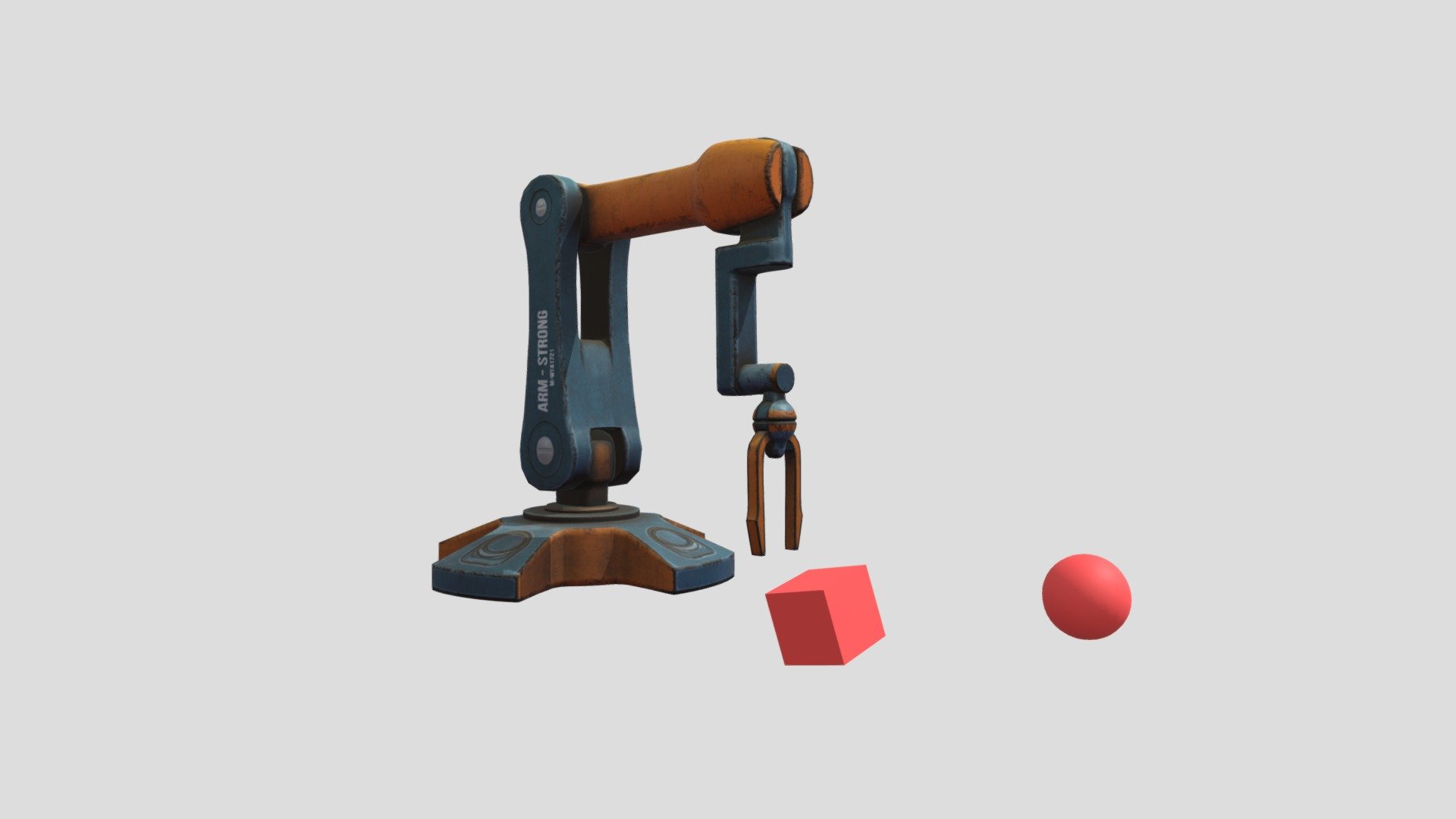 Robot Arm Animation Download Free 3D model by BryanGG (BGSnake) [e25374d] Sketchfab