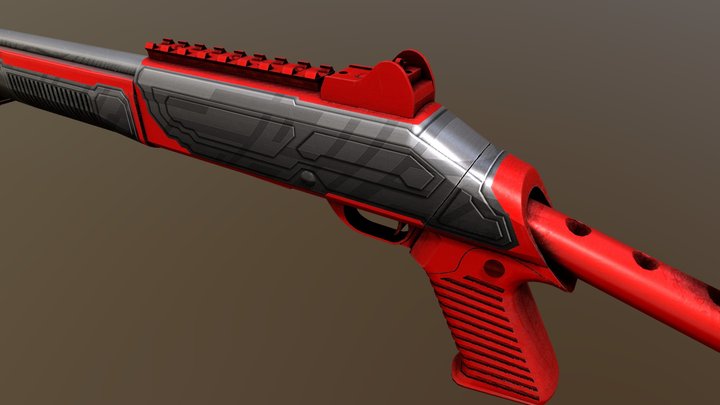 XM1014 | BATTLESTAR 3D Model