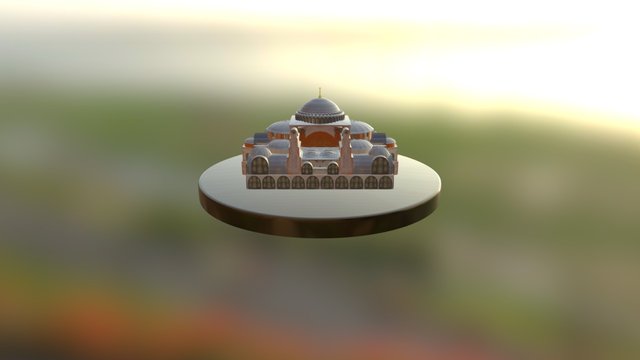 Hagiasophia Zip2 3D Model