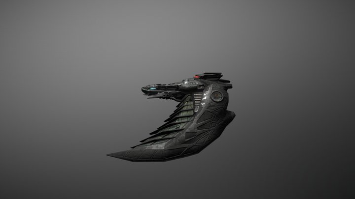 B-1 Bla'S Ri'Ka Bird of Prey 3D Model