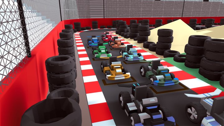 KART PIST 3D Model