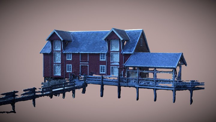 Bryggehus Nordfold 3D Model