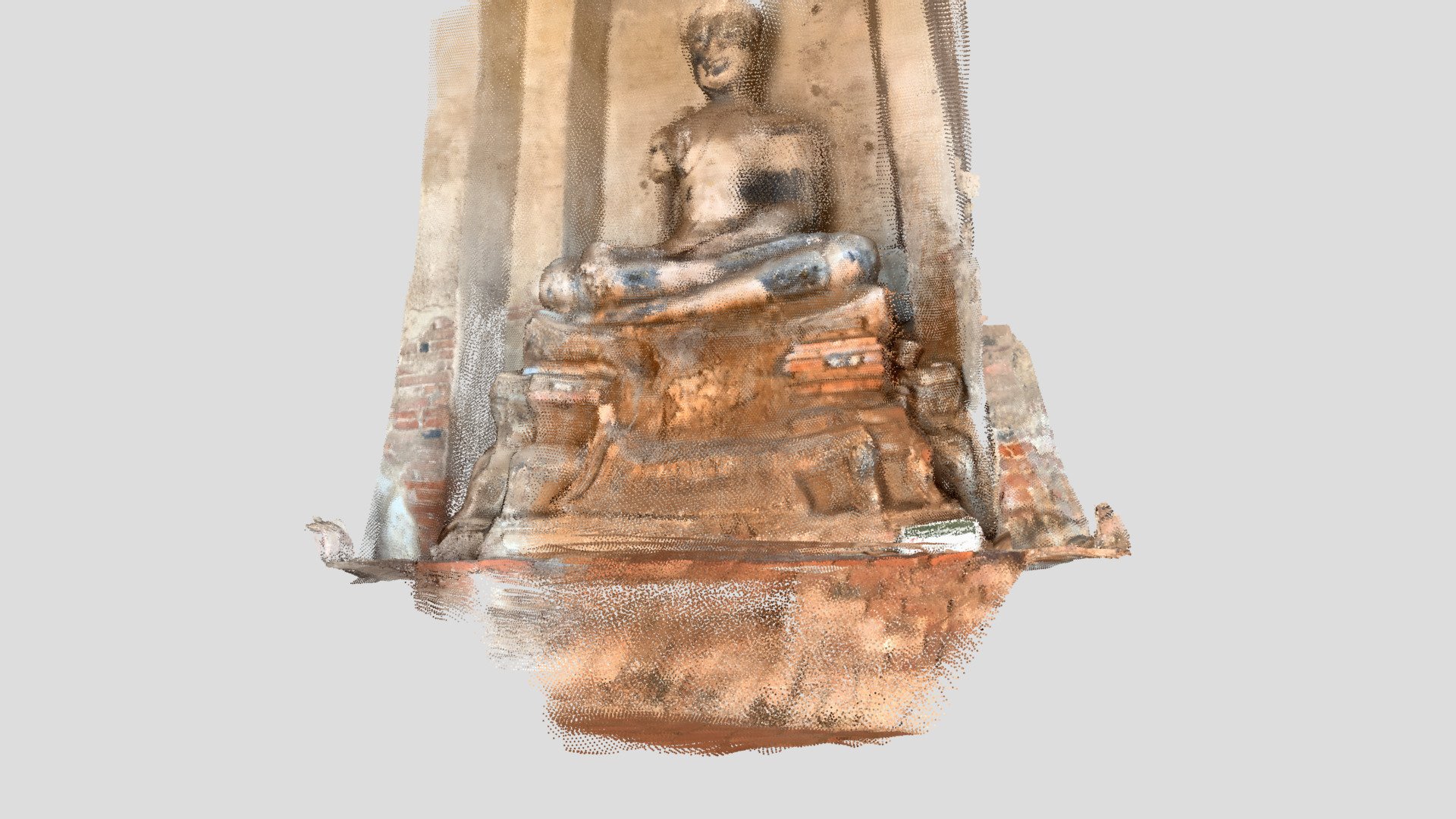 War Chai Buddha Scan using iPad LiDAR