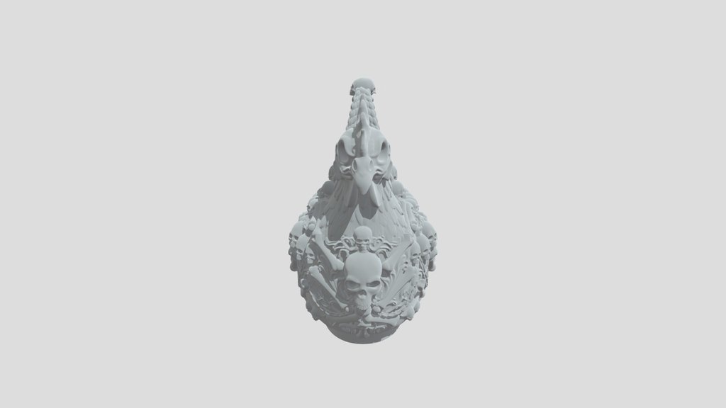 Skeleton Rooster Vessel