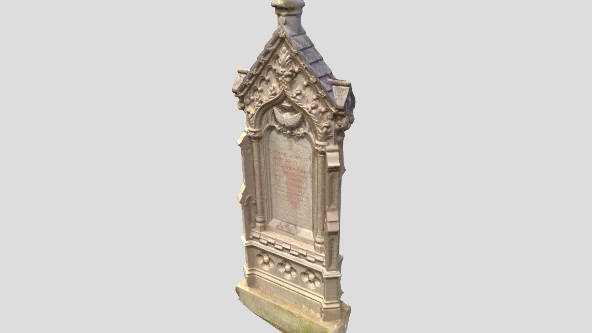 Carved headstone - Rookwood Cemetery  Sydney.