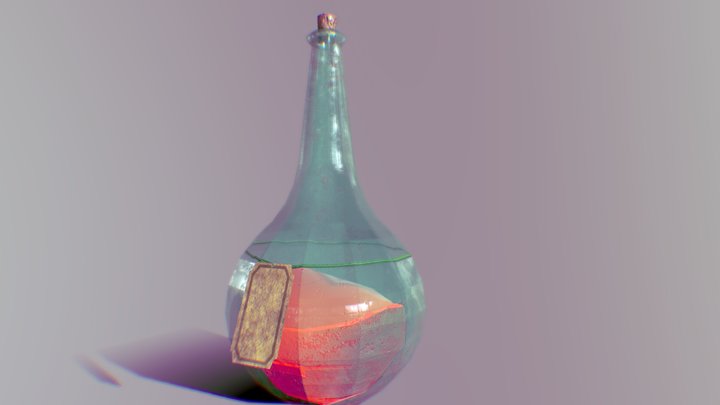 Potion Bottle 3D Model