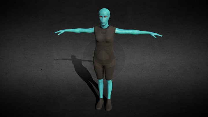 Star Wars Female Duros – Free 3D Model STL