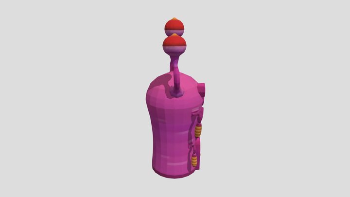 Low poly Alien House – Free 3D Model STL