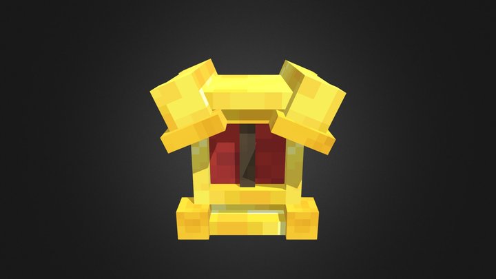 Minecraft Chest (Download in Description) 3D Model