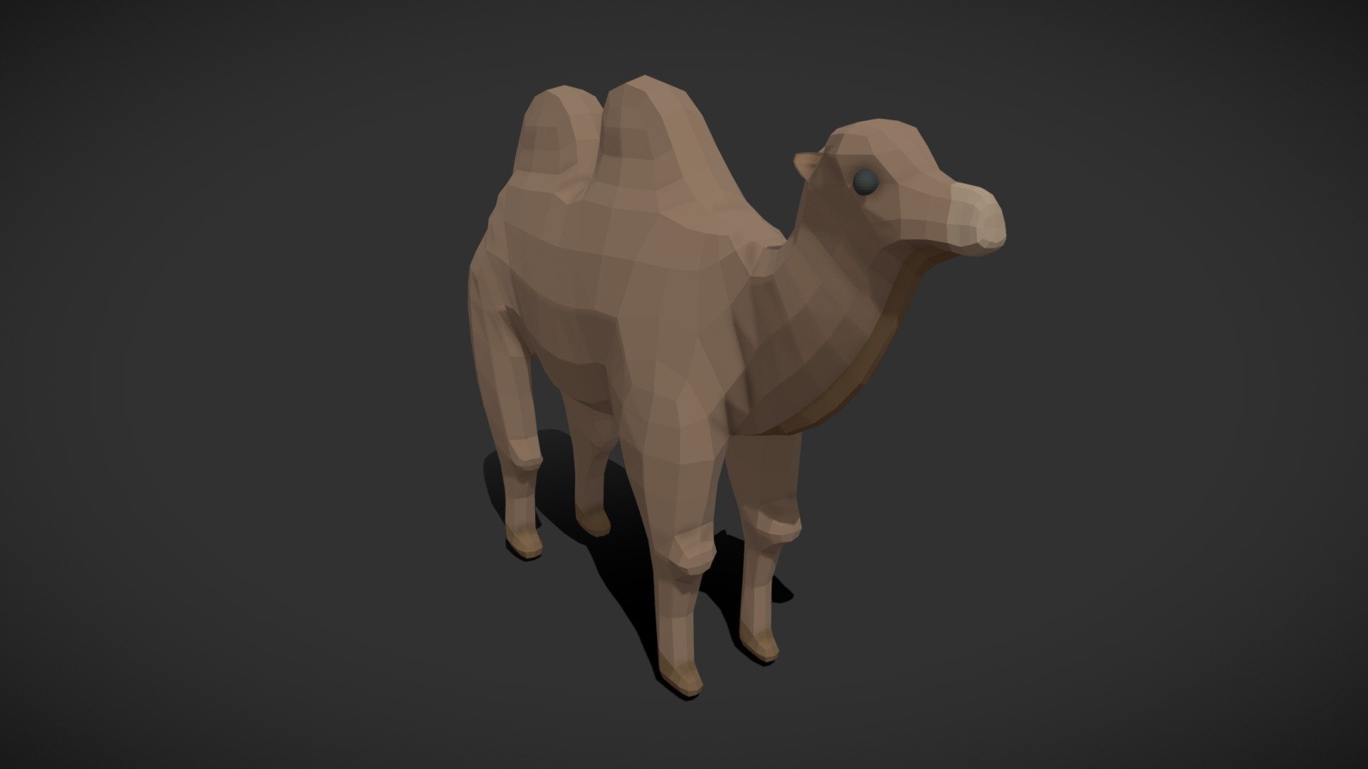 Low Poly Camel