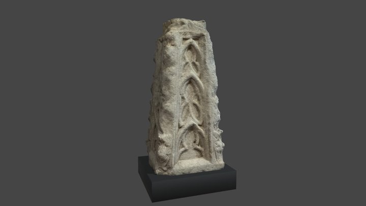 Pináculo decorado | Museo de León 3D Model