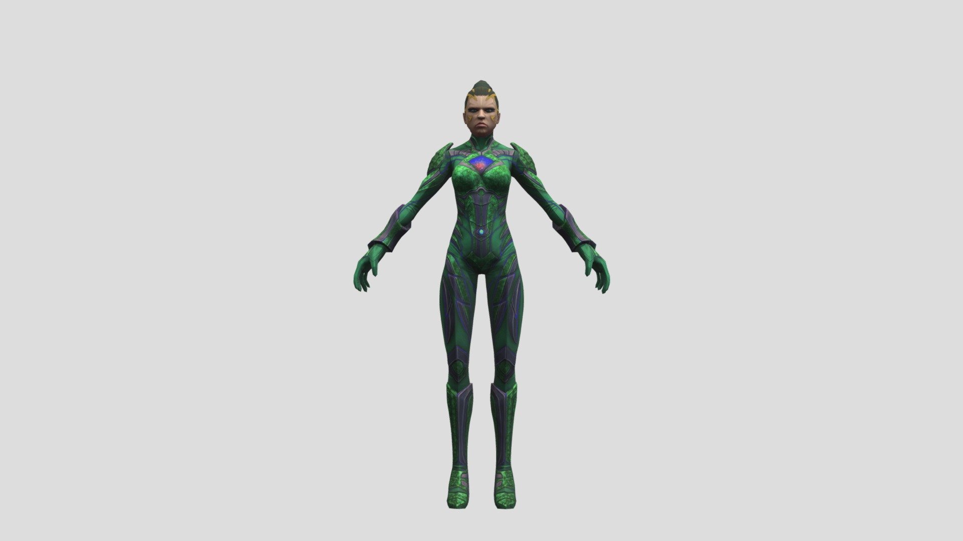 Rita Green Ranger 2017 Movie - Power Rangers - Download Free 3D model ...