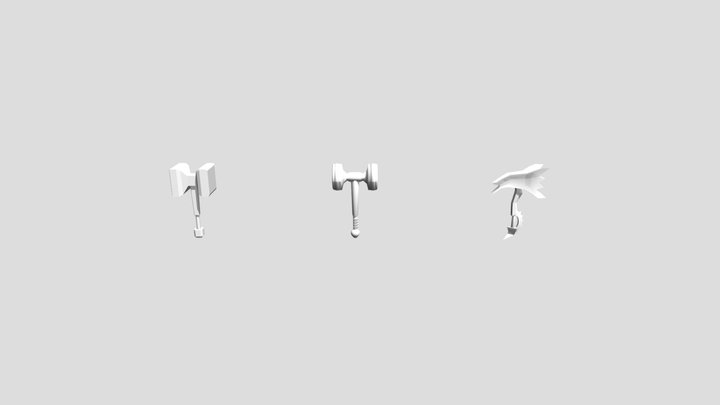 Home Work reissue silhuette 3D Model