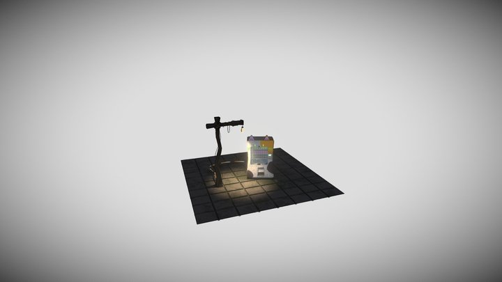 Meow Meow Vending Machine 3D Model