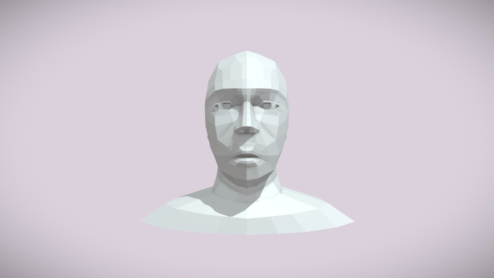 Human Low-Poly Head - Download Free 3D model by Seppe Dorissen ...