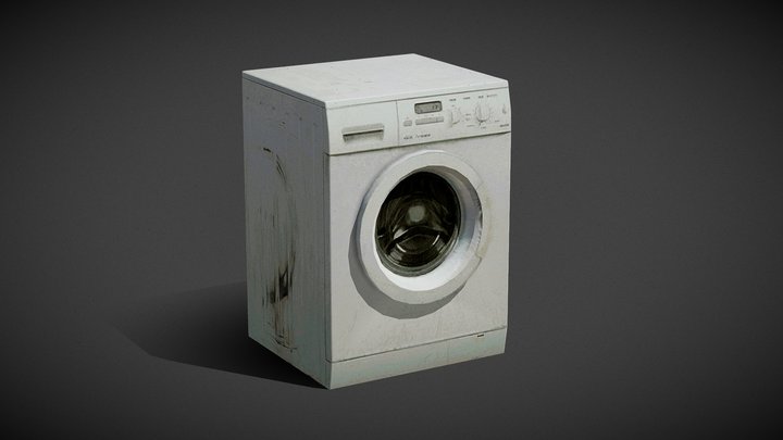 PSX Washing Machine 3D Model