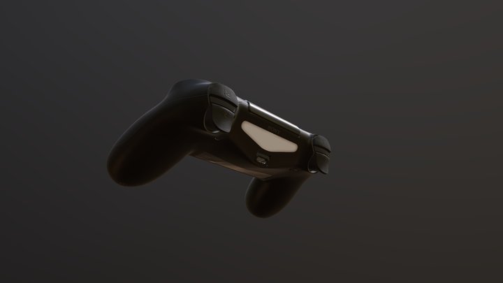 Playstation 4 Controller 3D Model