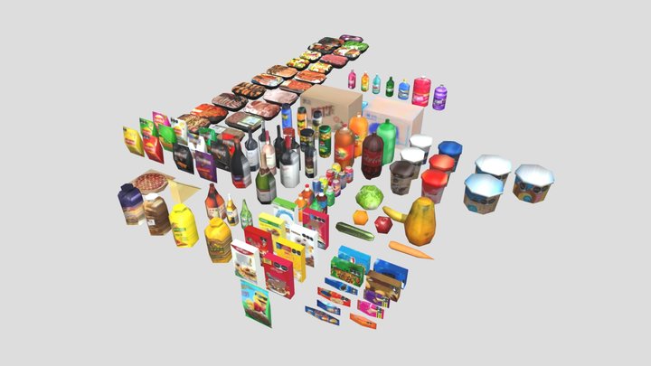 Comida Low Poly