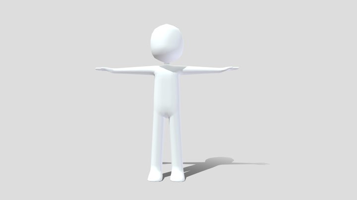 stylized male base mesh 3D Model