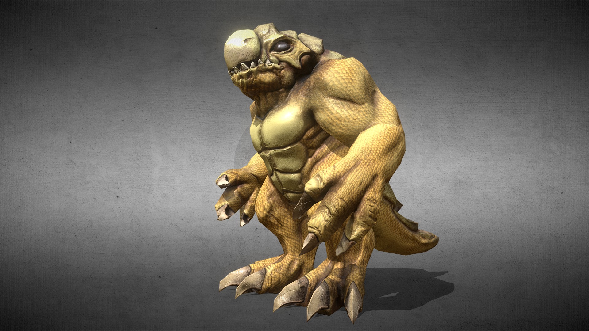 Desert lizard - 3D model by Kazimir (@Waytan) [e25db8c] - Sketchfab