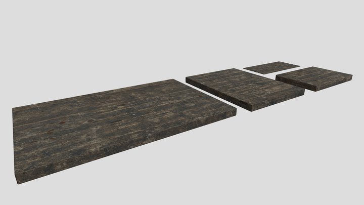 Modular floor section 3D Model