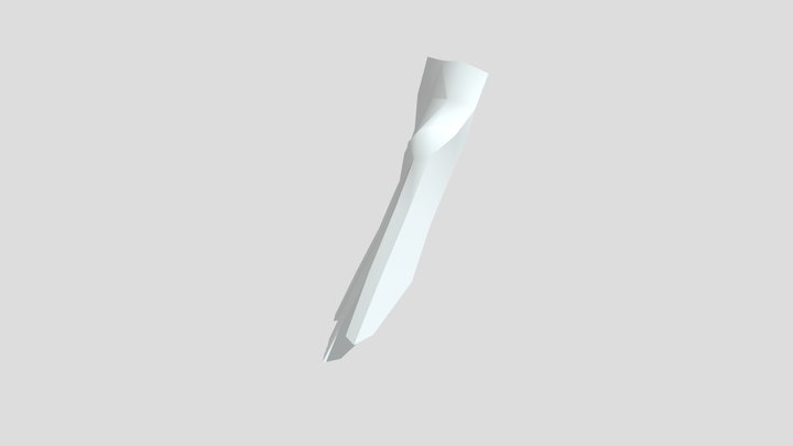 Low Poly Hand 3D Model