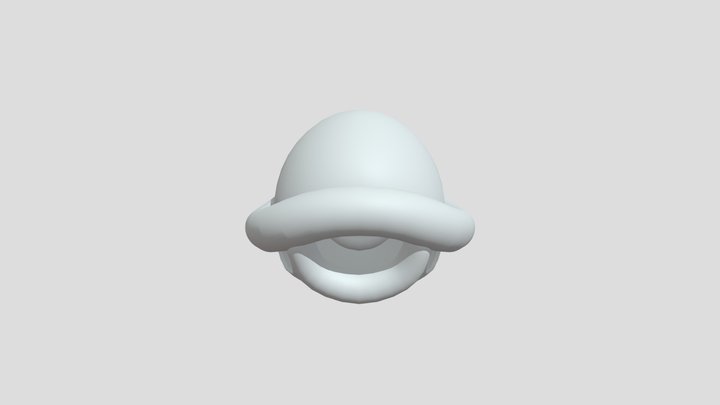 Koopa Shell Blockout Test 3D Model