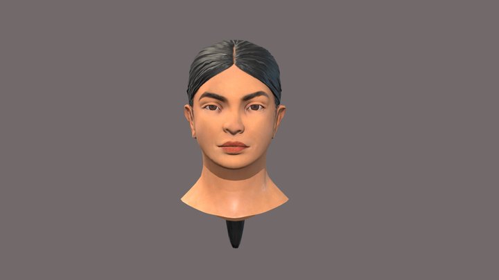 Priyanka Chopra_Bust 3D Model