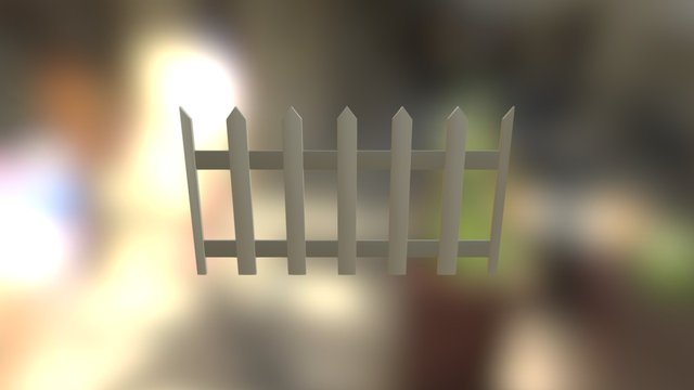 Tileable Fence 3D Model