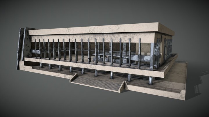 Pripyat Palace of Culture, "Energetik" 3D Model