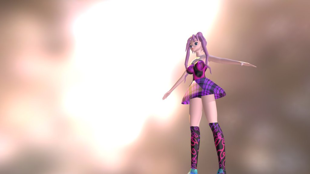 Anime Animation - 3D model by reizibarrientos [e264848] - Sketchfab