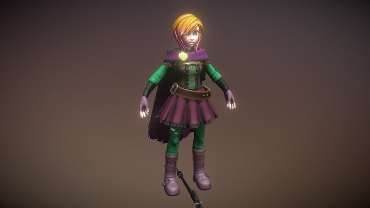Ruby Rose from Hyrule 3D Model