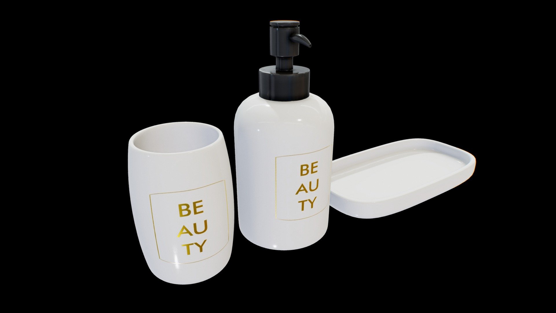 Bathroom Kit Decoration 001 Buy Royalty Free 3D model by rickmaolly