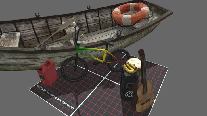 DAE 5 Finished props - By the ocean 3D Model