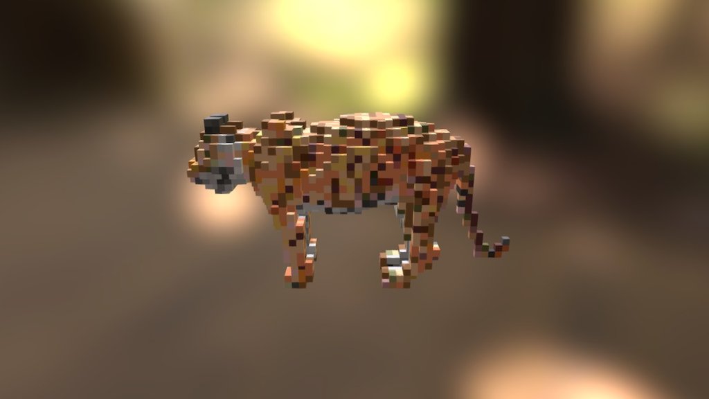 Bengal Tiger Voxel