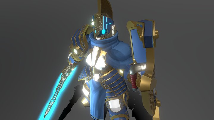 Guardian V1 (RTS Game) 3D Model