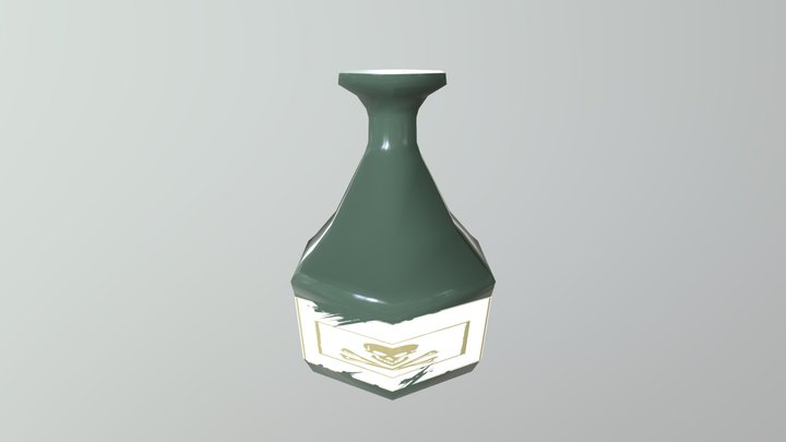 Bottle Guillaume Coquel Danchin3 3D Model