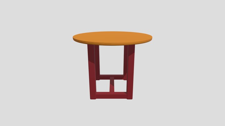 WOODEN TABLE 3D Model