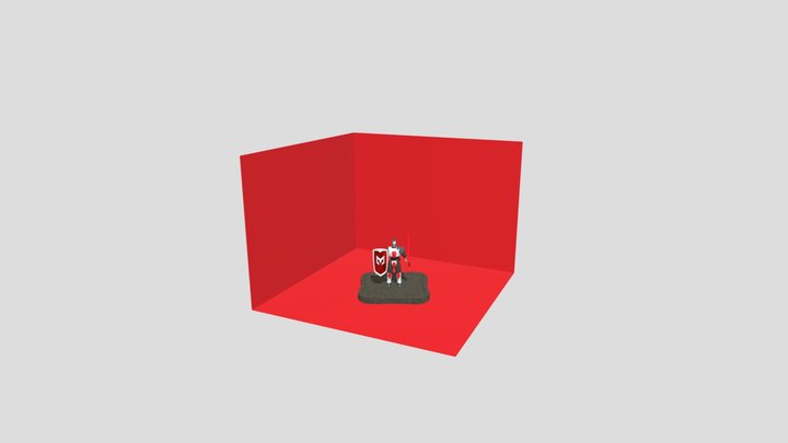 Low Poly Emp 3D Model