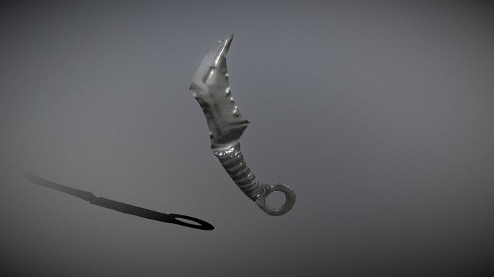 Realistic Karambit Knife 3D Model | Game Ready 3D Model