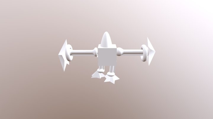 Flying Robot For Wix 3D Model