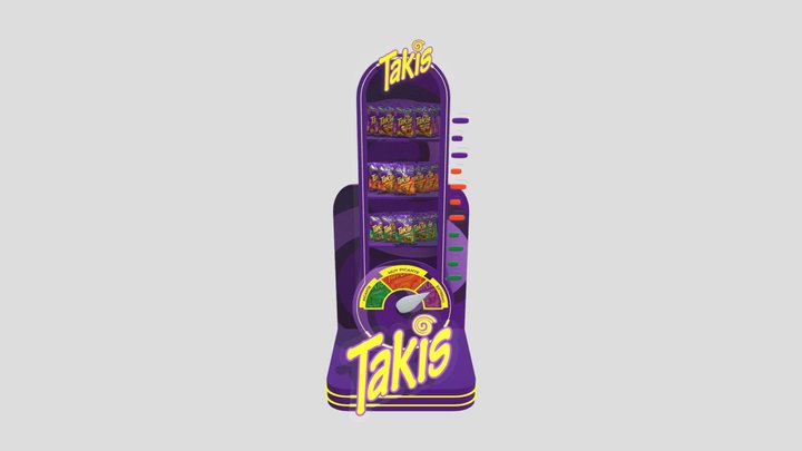 MOSTRADOR - EXHIBIDOR - TAKIS 3D Model