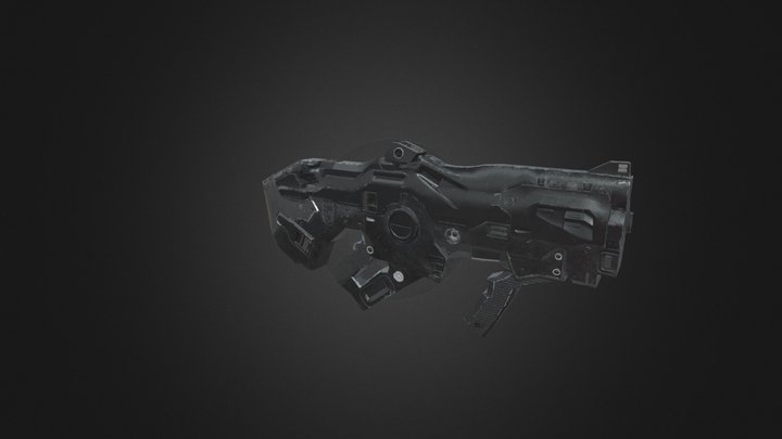 Gun doom like 3D Model