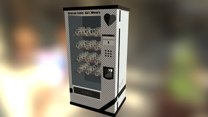 Utopia - Karma based vending machine 3D Model