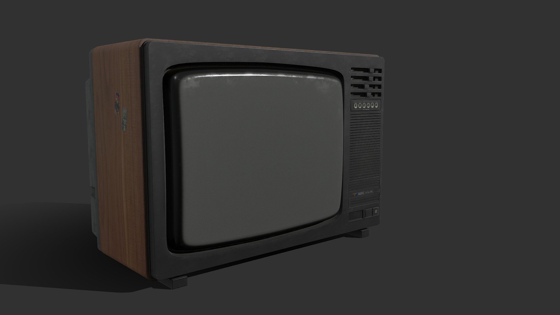 VELS TV / ВЭЛС телевизор - 3D model by qu6rid.vrn [e26bfd0] - Sketchfab